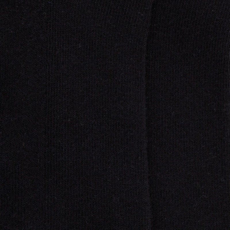 DD Calzini sportivi da uomo in cotone loopback - Nero