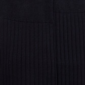 Gambaletti di lusso da uomo Dore Dore in filato scozzese blu a costine