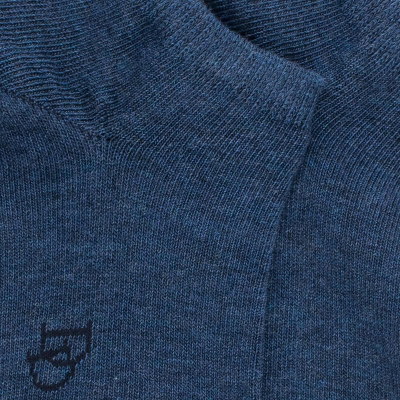 Calzini Doré Doré blu denim per bambini in cotone egiziano
