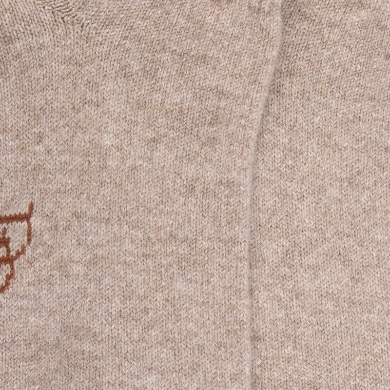 Calzino da donna in lana e cashmere Doré Doré - Beige