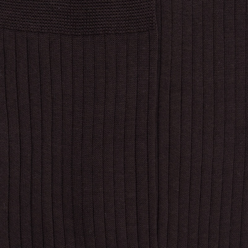 Calzini di lusso in filato tartan extra fine - Marrone