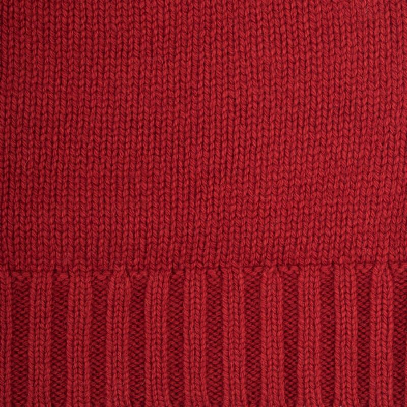 Cappello unisex in lana e cashmere - Rouge Ponceau | Doré Doré