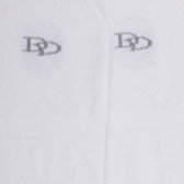 Calzini invisibili con striscia antiscivolo sul tallone - Bianco | Anglaise Doré Doré