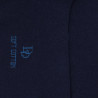 Calzini corti con orlo arrotolato in cotone egiziano - blu navy | Doré Doré