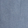 Calze da uomo a coste in filo di Scozia senza bordo elastico tinta unita - Blu ghiacciaio | Doré Doré