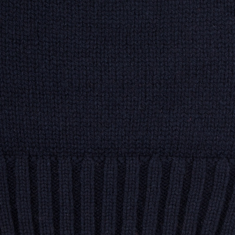 Cappello in lana merinos e cachemire - Blu scuro | Doré Doré