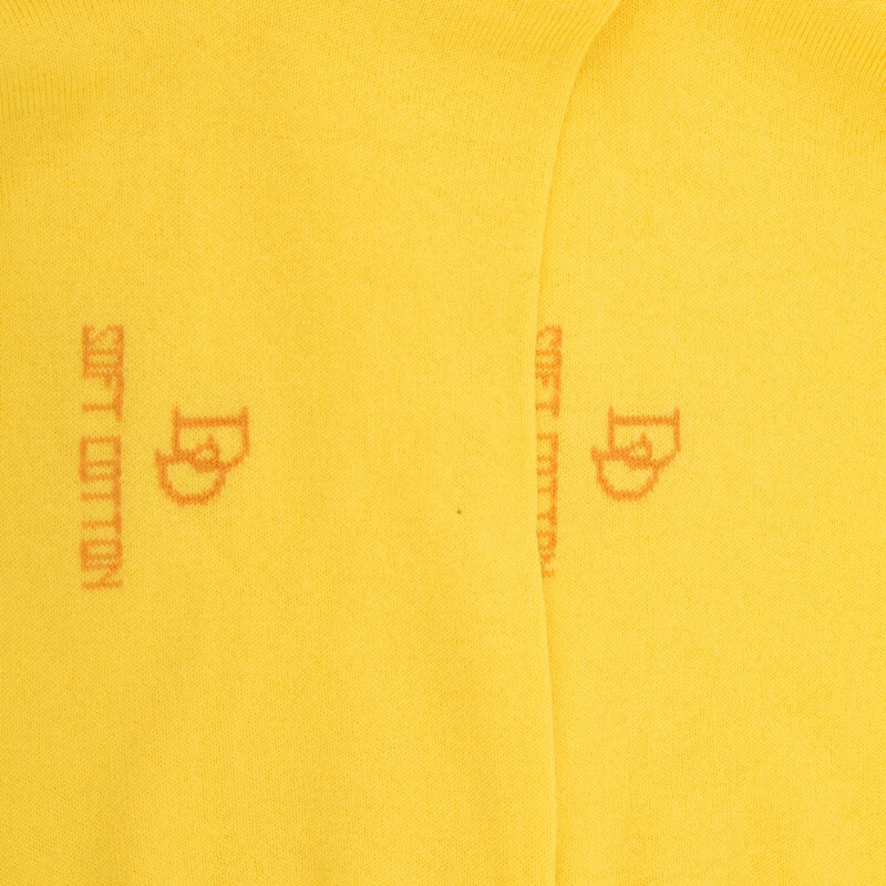 Calzini fini da donna in cotone egiziano - Yellow | Doré Doré