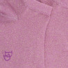 Calze per bambini in cotone ed effetto lurex lucido - Rose | Doré Doré