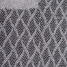 Chaussettes femme en coton et laine à motif entrelacés effet brillant - Gris oxford | Doré Doré