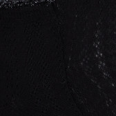 Calze da donna traforate in filato scozzese con nervature lucide a contrasto - Nero | Doré Doré