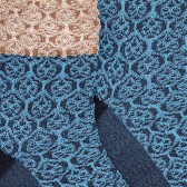 Calze corte da donna in viscosa fantasia disegno arabo - Blu piroga | Doré Doré