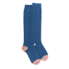 Calze lunghe da donna in lana polare - Blu Zaffiro