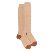 Calze lunghe da donna in lana polare - Beige del deserto | Doré Doré