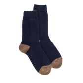 Calze da donna in lana polare - Blu marino | Doré Doré