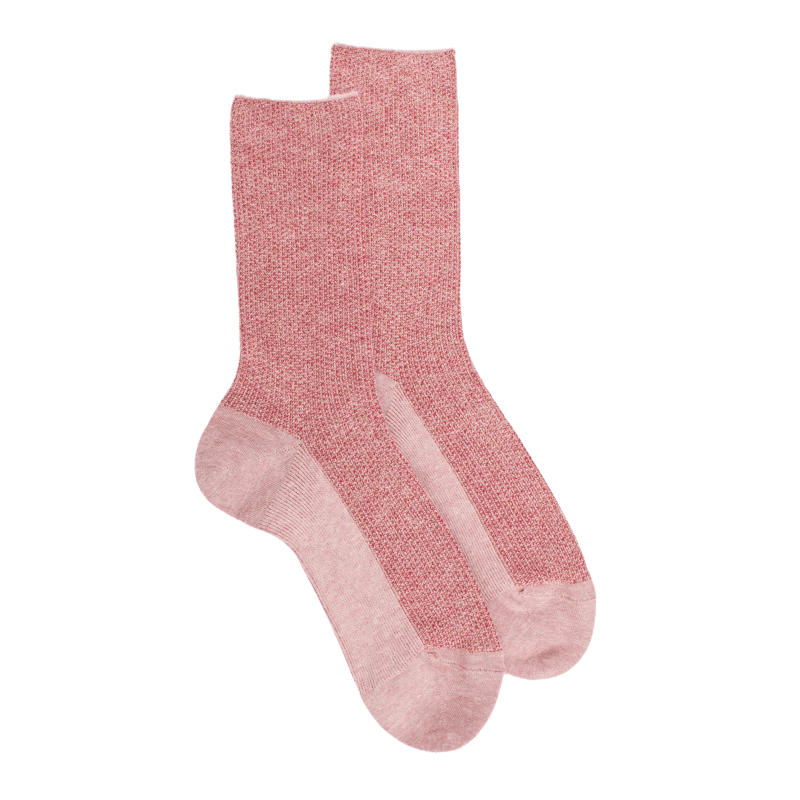 Calze da donna in lana e angora effetto brillante senza bordo elastico - Provence | Doré Doré