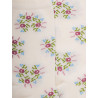 Calze corte da donna in filo di Scozia fantasia fiori - Bianco Ghiaccio | Doré Doré
