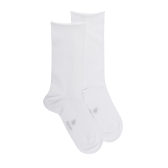 Calze corte da donna in TENCEL™ Lyocell tinta unita - Bianco | Doré Doré