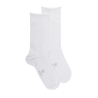 Calze corte da donna in TENCEL™ Lyocell tinta unita - Bianco | Doré Doré