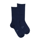 Calze corte da donna in TENCEL™ Lyocell tinta unita - Blu | Doré Doré