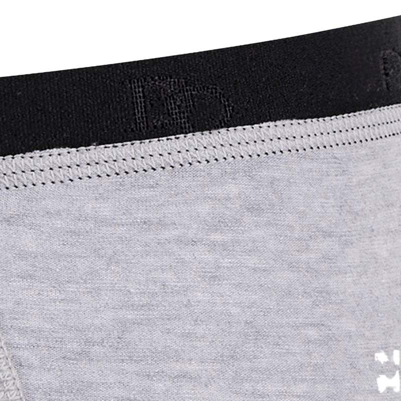 Slip intimo da uomo in cotone elasticizzato tinta unita melange con elastico logato - Grigio roccioso | Doré Doré