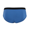 Slip intimo da uomo in cotone elasticizzato tinta unita con elastico logato - Blu macadam | Doré Doré