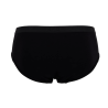 Slip intimo da uomo in cotone elasticizzato tinta unita con elastico logato - Nero | Doré Doré
