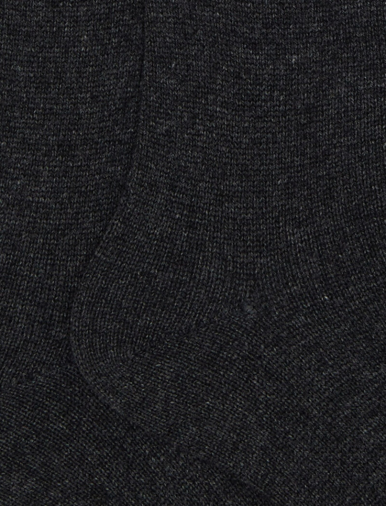 Calze lunghe da uomo in lana e cashmere Gris