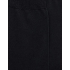 Lot de 7 paires de chaussettes pur fil d'écosse en maille jersey - Noir