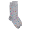 Calzini Surf and Palm da uomo in morbido cotone - Grigio