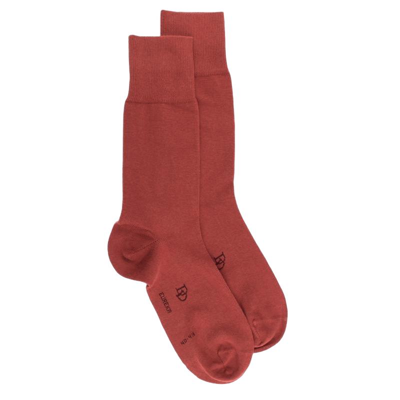 Chaussettes rouges en coton égyptien