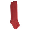 Calze lunghe da donna in lana e cashmere tinta unita - Rouge
