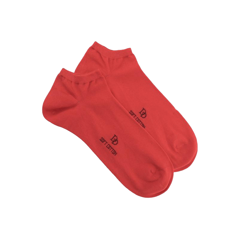 Calzini in cotone morbido per uomo - Rouge | Doré Doré