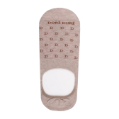 Calze invisibili da uomo in filato scozzese fantasia DD - Beige Sable | Doré Doré