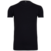 Uomo t-shirt in cotone tinta unita - Nero | Doré Doré