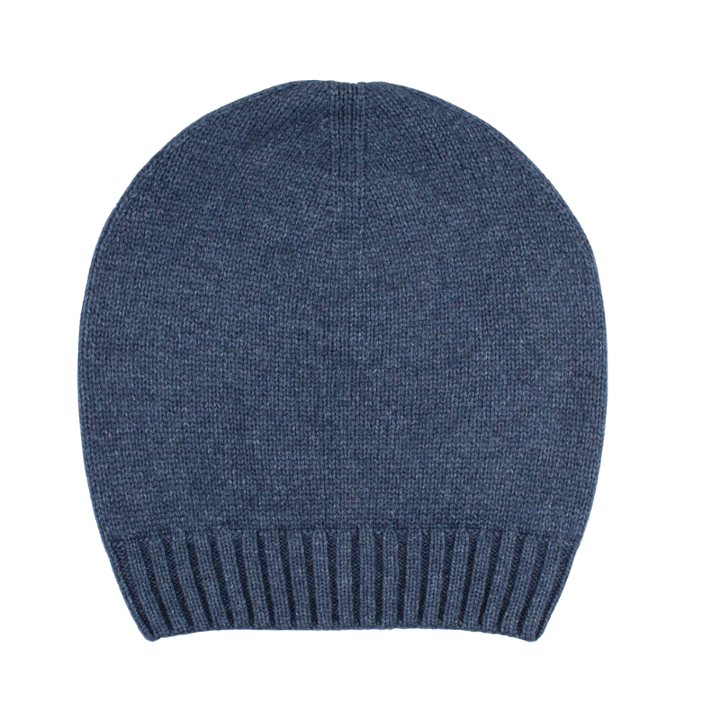 Cappello unisex in lana e cashmere - Bleu corsaire | Doré Doré