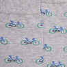Calzini da bicicletta in cotone da uomo - Grigio Rocky e blu Cosmos | Doré Doré