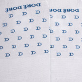 Calze invisibili da uomo "DD" in filato Scotch - Bianco | Doré Doré