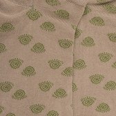 Calzini da uomo in cotone con motivo tribale del sole - Beige Cordage | Doré Doré