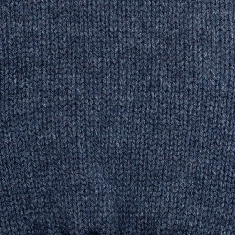 Guanti senza dita unisex in lana e cashmere tinta unita - Blu corsaro | Doré Doré