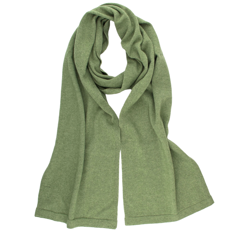 Sciarpa unisex in lana e cashmere - Verde Aspen | Doré Doré