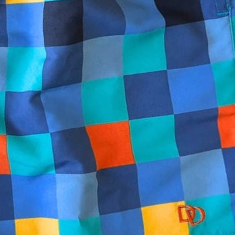 Scacchiera per costume da bagno per bambini - Blue | Doré Doré