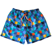 Scacchiera per costume da bagno per bambini - Blue | Doré Doré