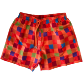 Scacchiera per costume da bagno per bambini - arancione | Doré Doré