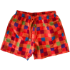 Scacchiera per costume da bagno per bambini - arancione | Doré Doré