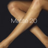 DD Matité 20 denari - Collant marrone cioccolato Doré Doré