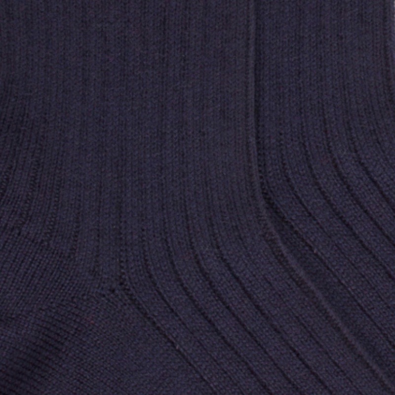 Calzini per bambini Doré Doré in lana merino - Blu navy