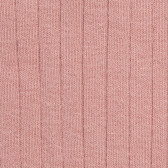 Calze alte a coste rosa in morbido cotone per bambini Doré Doré