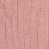 Calze alte a coste rosa in morbido cotone per bambini Doré Doré
