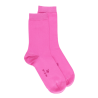 Calzini da donna in cotone con orlo morbido - Rosa