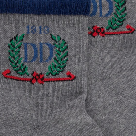 Calze corte sportive da donna in spugna di cotone DD 1819 - Grigio roccioso | Doré Doré